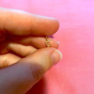 Amarilo “C” charm 14k gold